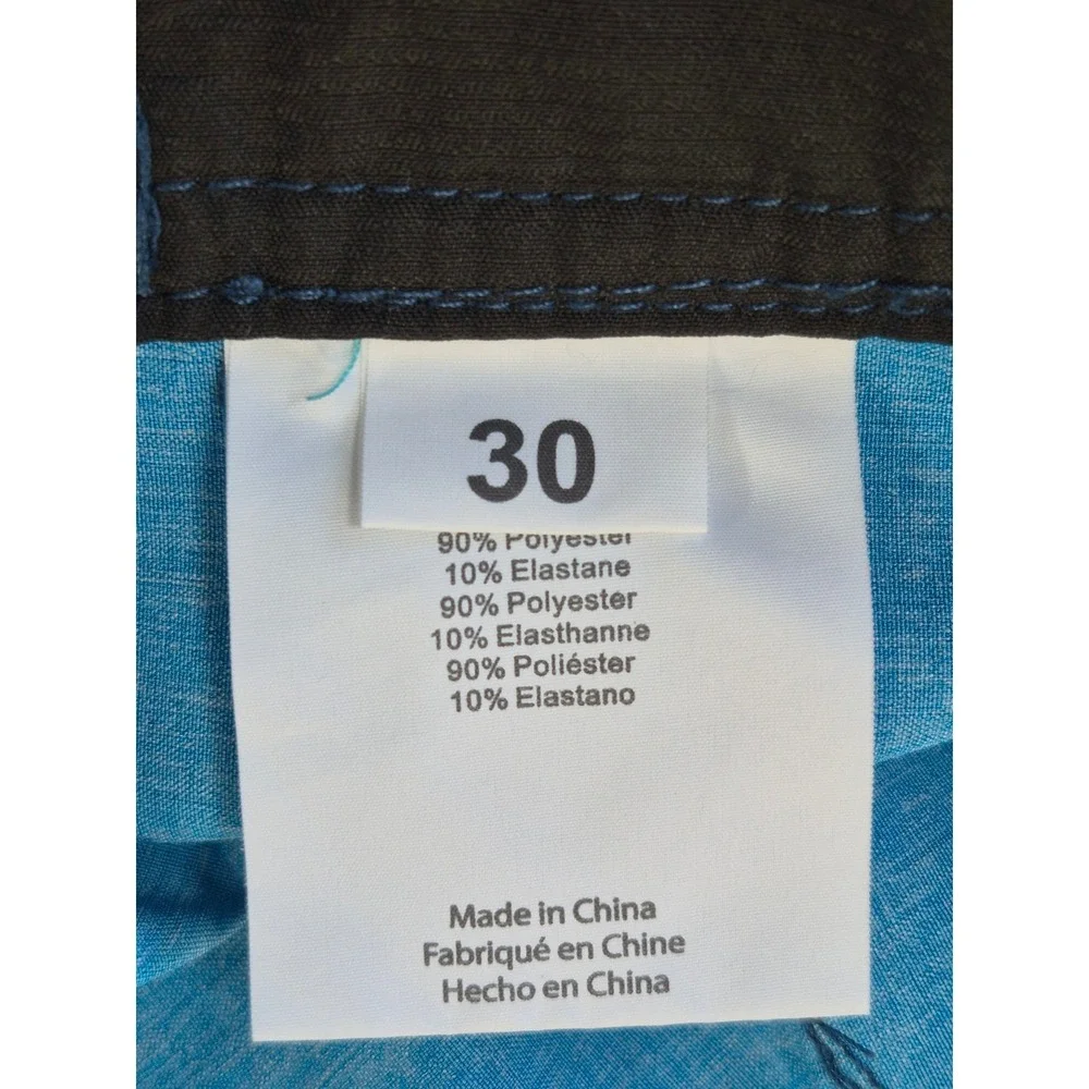 O'Neill Hyperfreak Board Shorts Ombre Blue Men's Swim Trunks Size 30